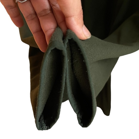 Eddie Bauer 1/4 Zip Up Collar Green Fleece Sweater Size: TL‎ - Picture 4 of 9